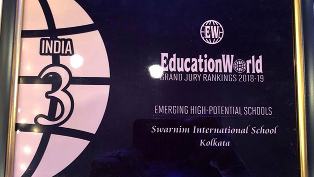 RANKED IN THE TOP 3 EMERGING SCHOOLS IN INDIA